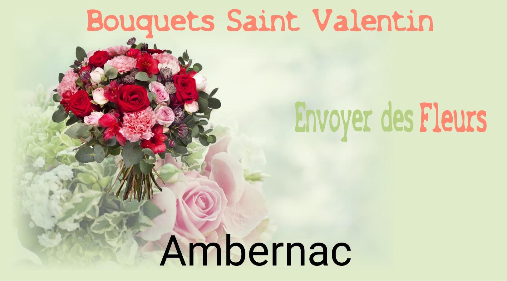 Roses de Saint-Valentin livrées à Ambernac